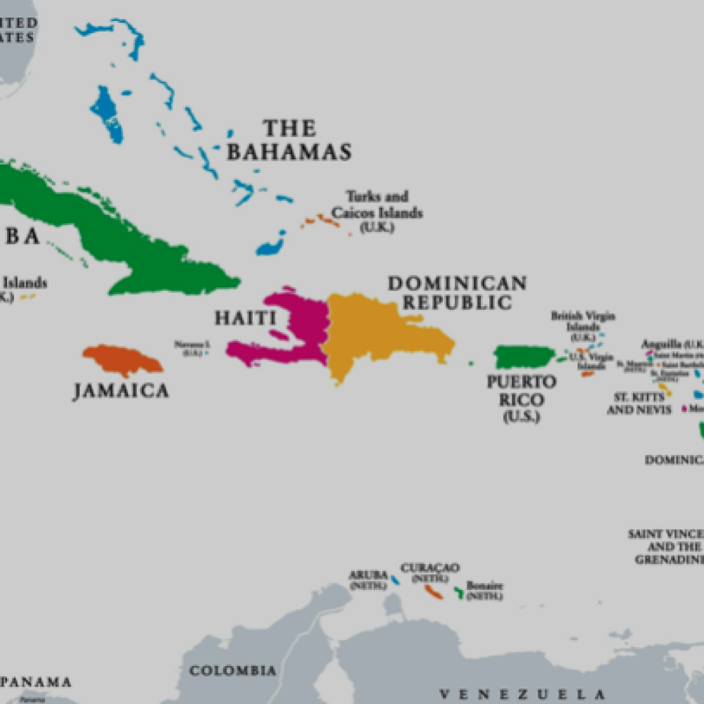 Caribbean Map